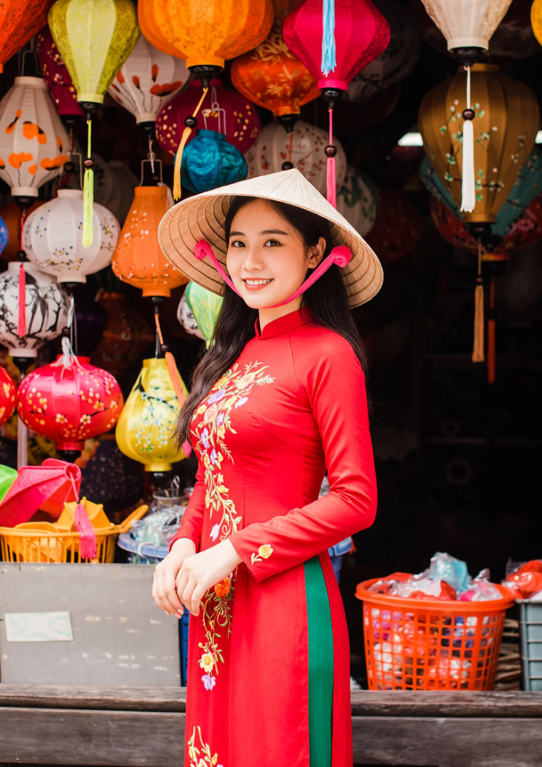 Golden Bridge at Ba Na Hills held by giant stone hands above lush green mountains